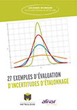 27 exemples d'évaluation d'incertitudes d'étalonnage